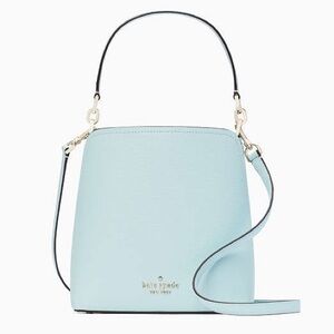 Kate Spade Blue Darcy Bucket Bag - Crossbody Bag with Structured Design